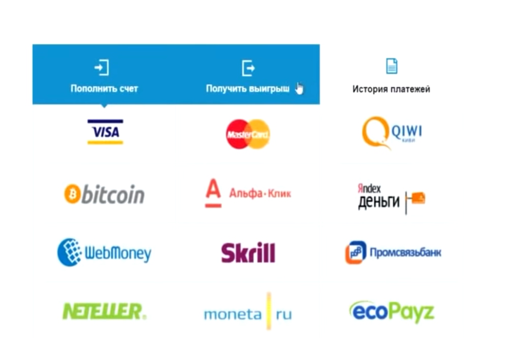Пополнить счёт в казино Х